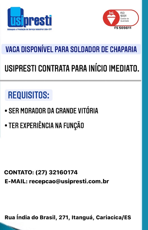 Usipresti Usinagem e Prestação de Serviços - Metalúrgica em Itanguá, Cariacica/ES - Foto 3