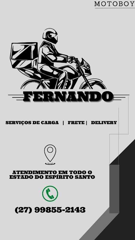 Fernando Motoboy - Motoboy em Campo Grande, Cariacica/ES - Foto 4