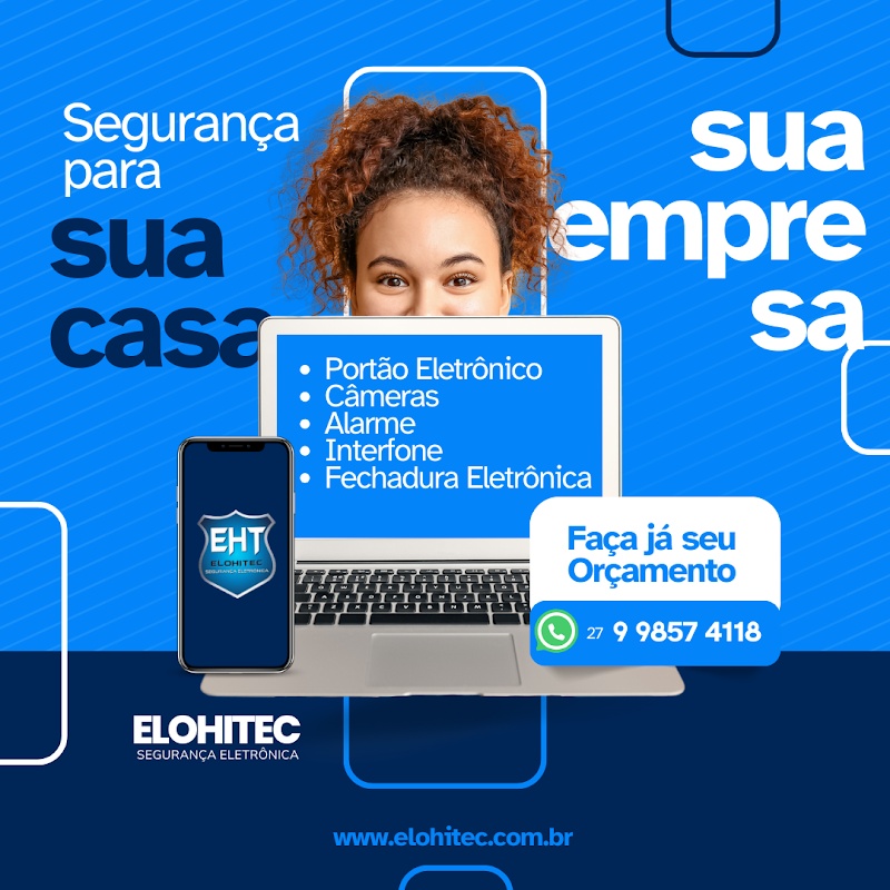 Elohitec Serviços e Segurança Eletrônica - Segurança Eletrônica em Tiradentes, Cariacica/ES - Foto 3